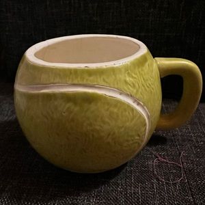 Vintage Sportcups tennis ball mug.